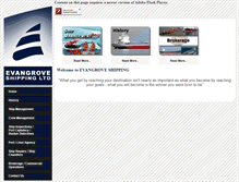 Tablet Screenshot of evangroveshipping.com